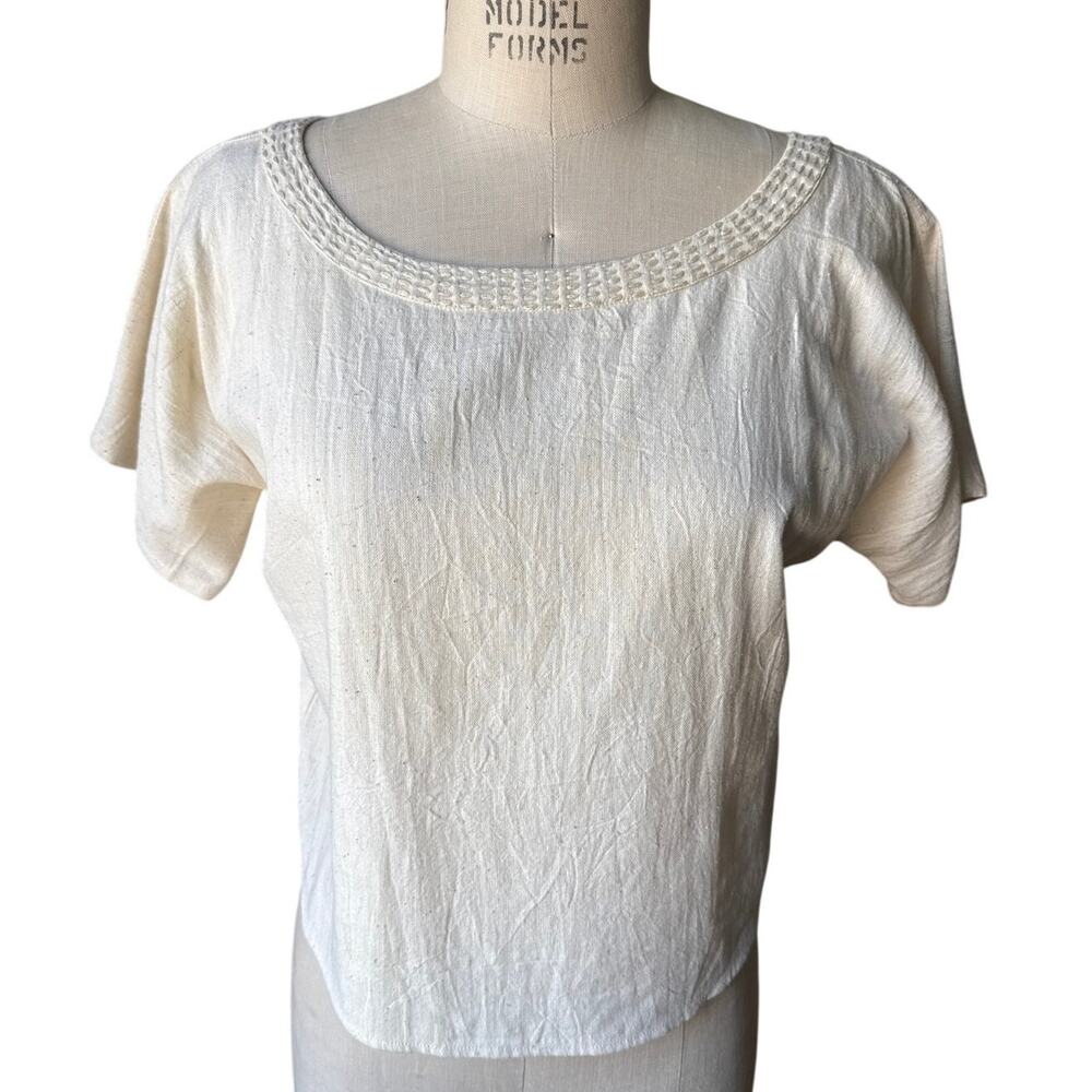 INDI Nova Top in Undyed 100% Cotton Size 2 Medium